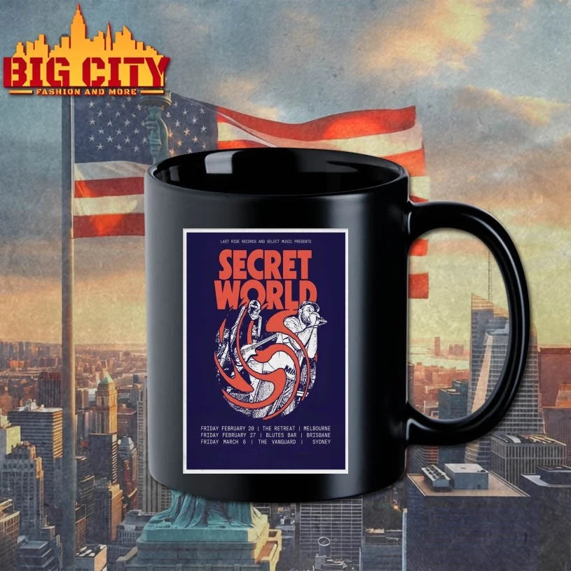 Secret World Australia 2026 Tour Poster shirt