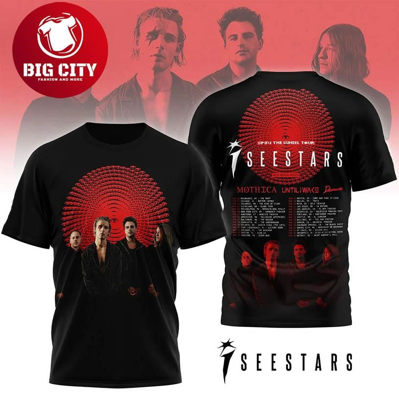 Seether Spin The Wheel Tour 2025 Two Sided Shirt