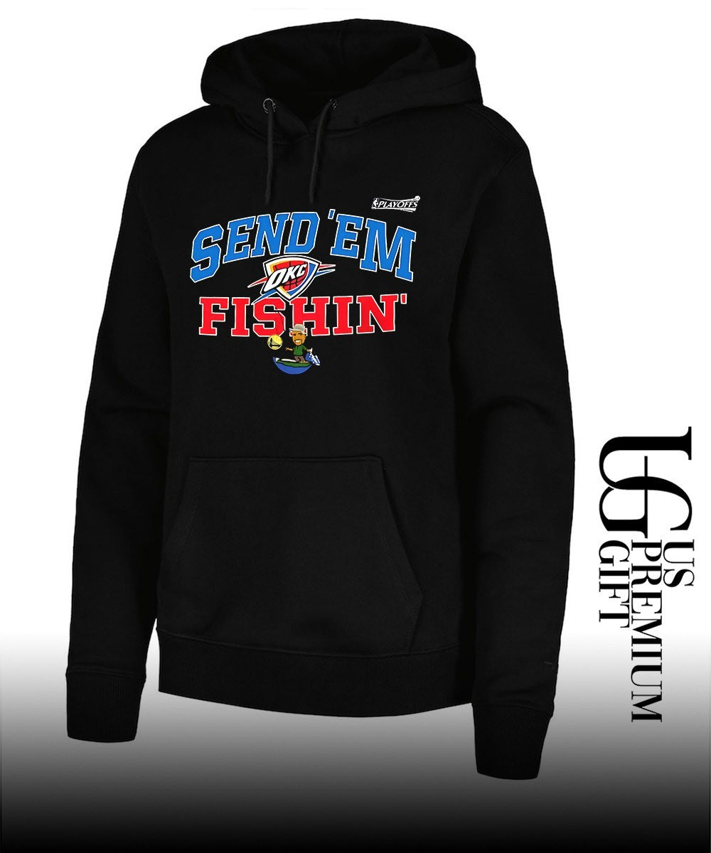 Send ‘Em Fishin Oklahoma City Thunder NBA Playoffs 2026 shirt