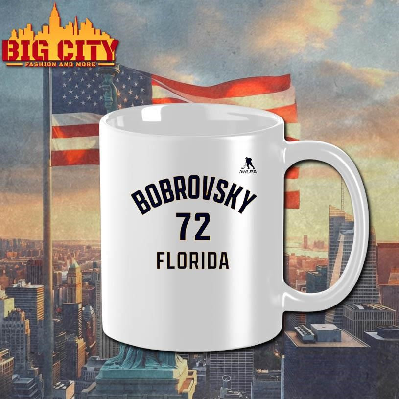 Sergei Bobrovsky #72 Florida Name &amp; Number Shirt