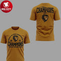 Shelby Golden Lions 3A State 2025 Champions High School Two Sided Shirt