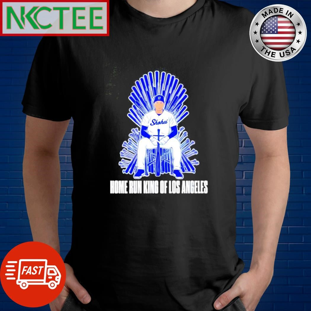Shohei Ohtani Home Run King Of Los Angeles Dodgers x The Iron Throne shirt