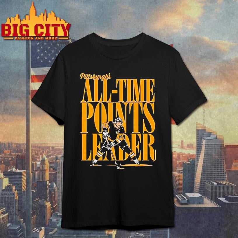 Sidney Crosby Pittsburghs All Time Points Leader Pittsburgh Penguins Shirt