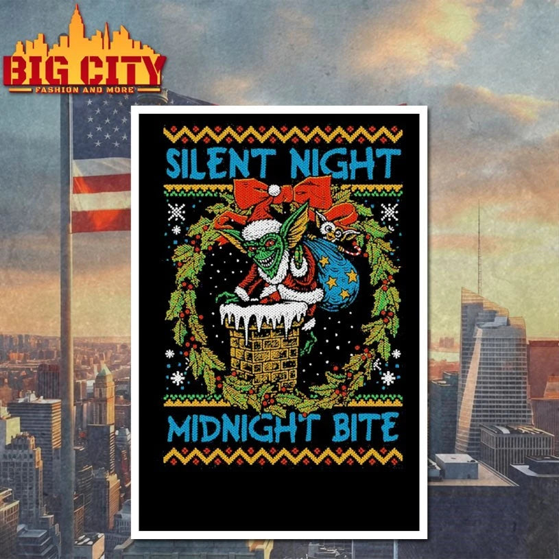 Silent Night Midnight Bite ugly shirt