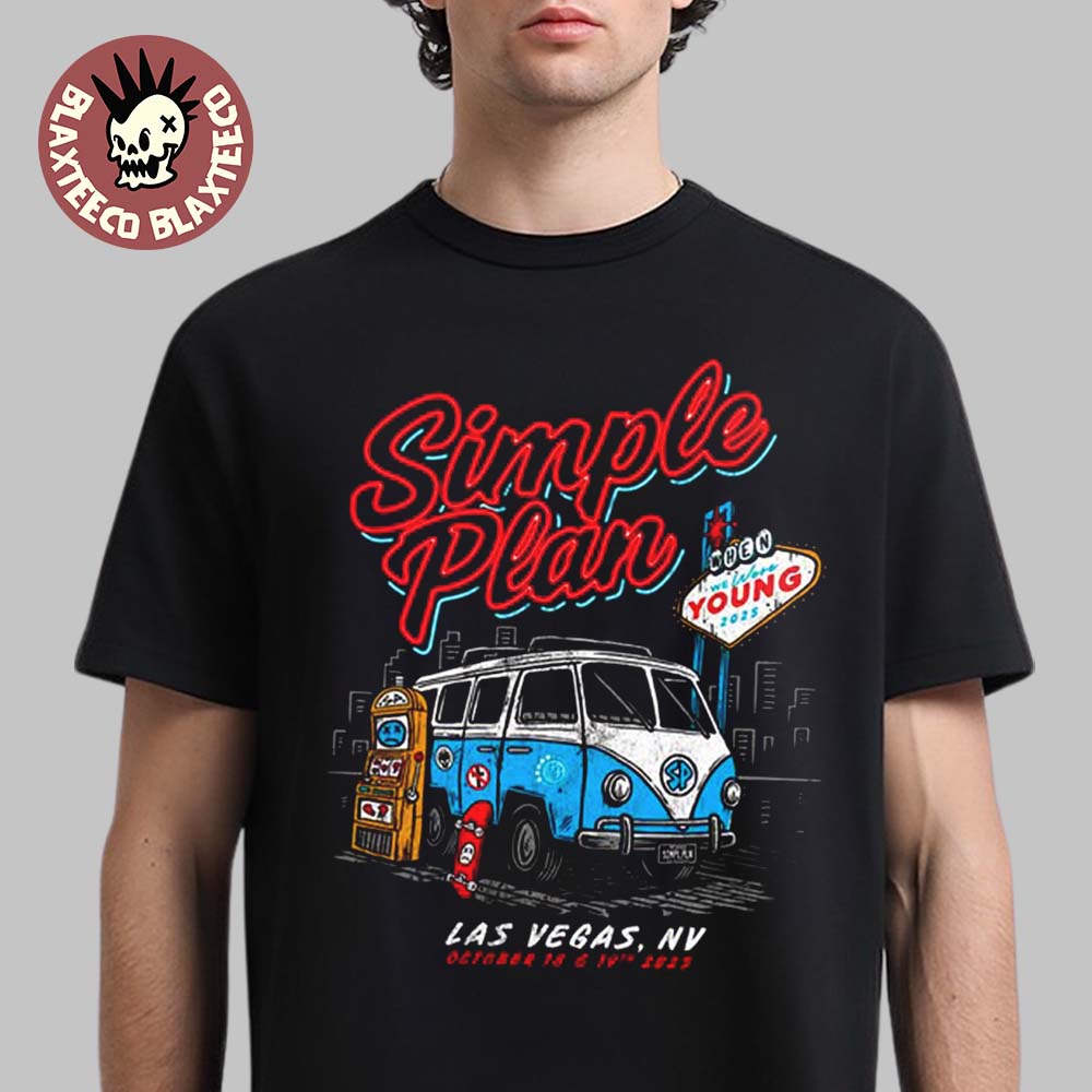 Simple Plan When We Were Young Festival 2025 Exclusive Tee In Las Vegas Nevada On October 18 And 19 2025 Unisex T-Shirt