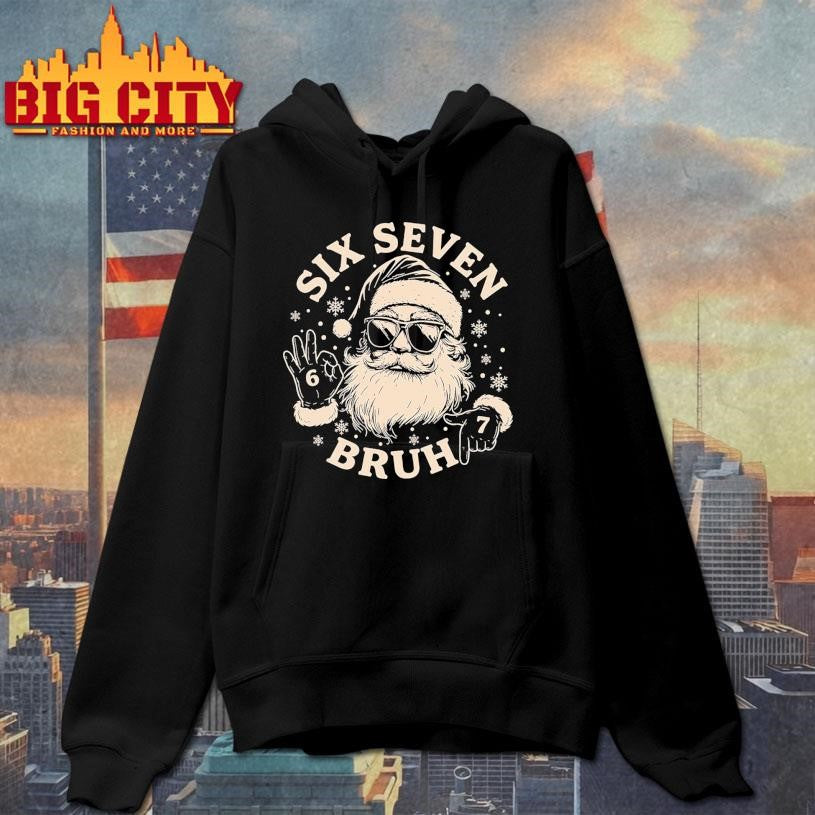 Six Seven Bruh Santa Shirt