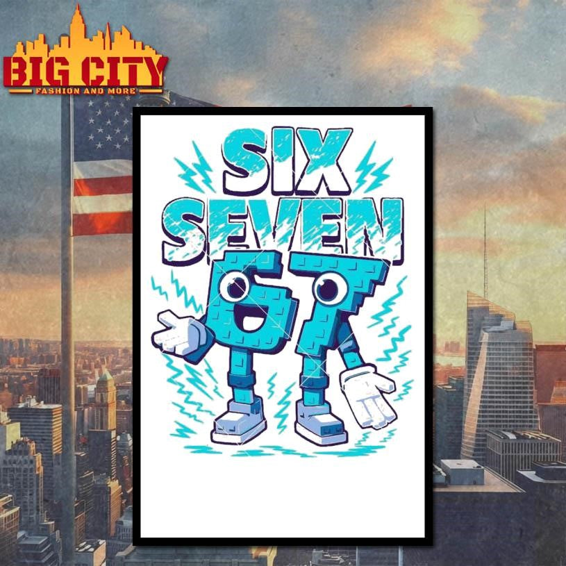 Six Seven Ice Cream Drip 67 Meme Shirt