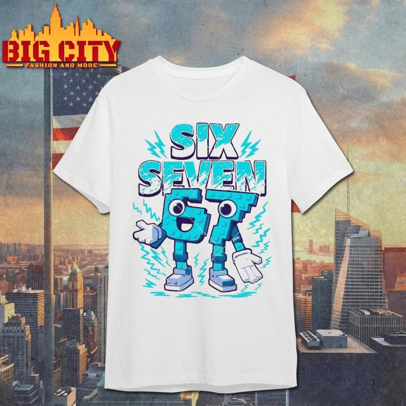 Six Seven Ice Cream Drip 67 Meme Shirt