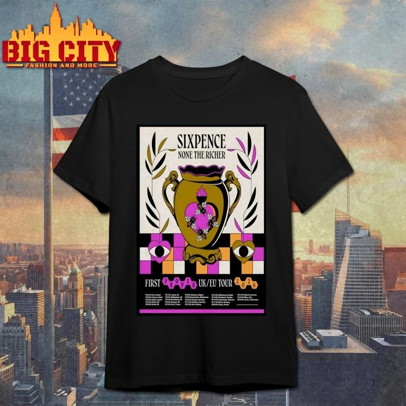Sixpence None The Richer First Proper UK-EU Tour 2026 Poster shirt