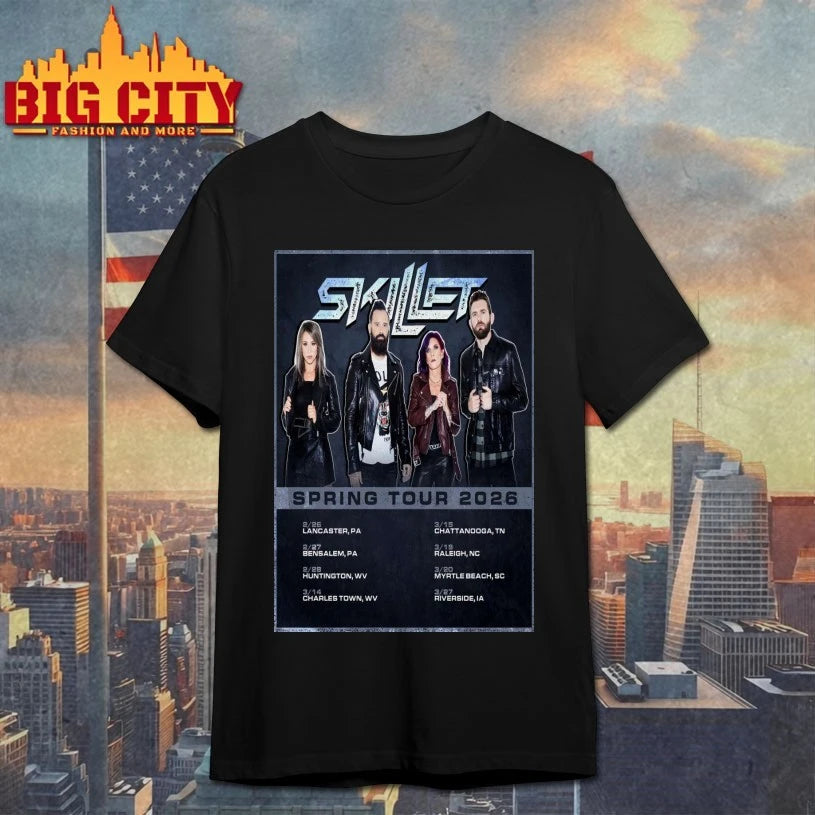 Skillet Spring 2026 Tour Poster shirt