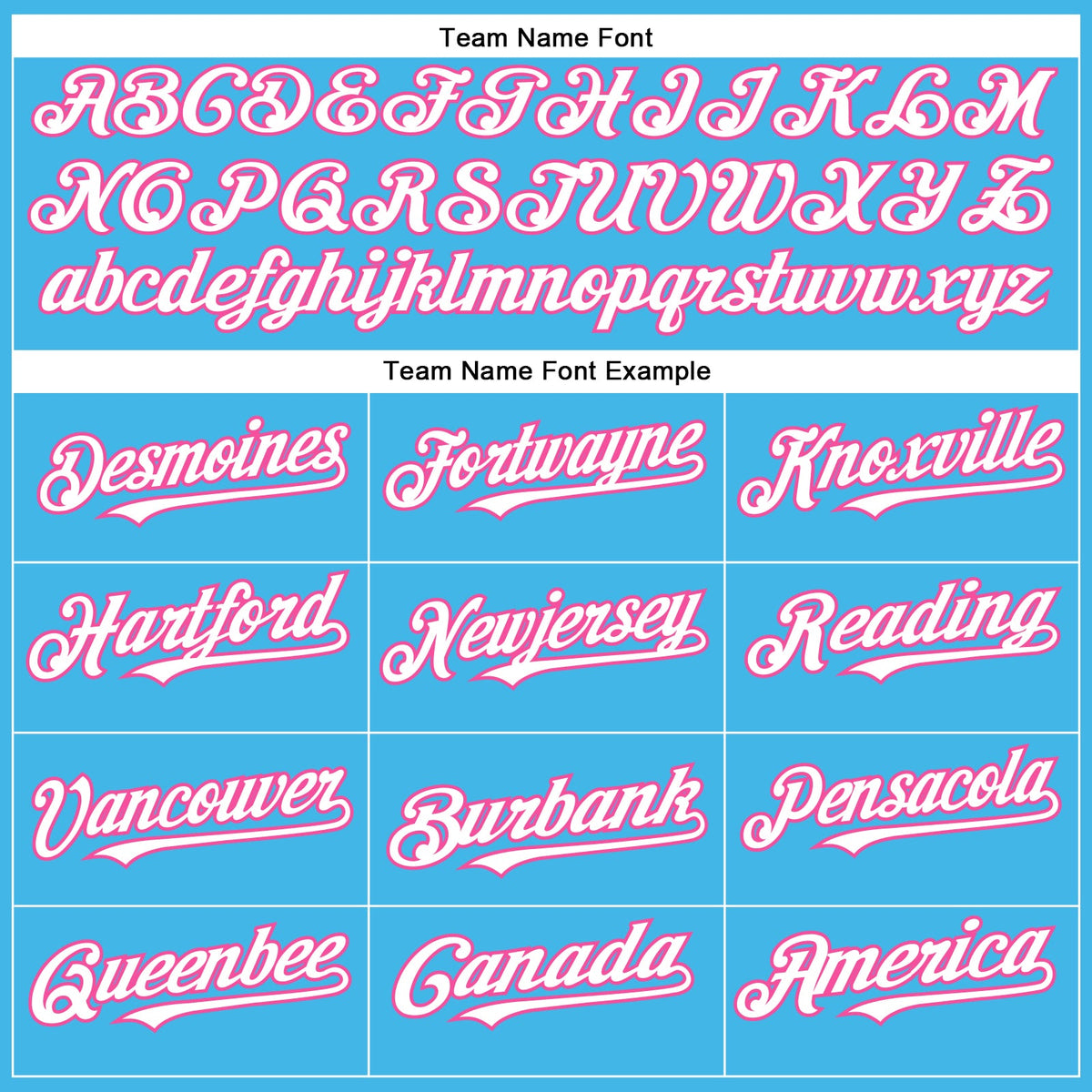 Custom Sky Blue White-Pink Authentic Baseball Jersey