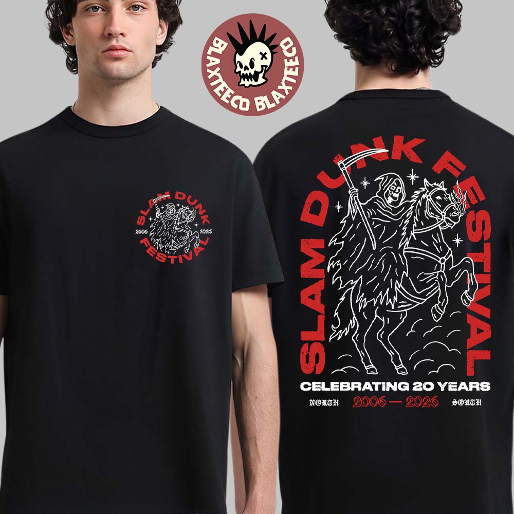 Slam Dunk Festival 2026 Merch The Reaper Year Of The Horse T-Shirt