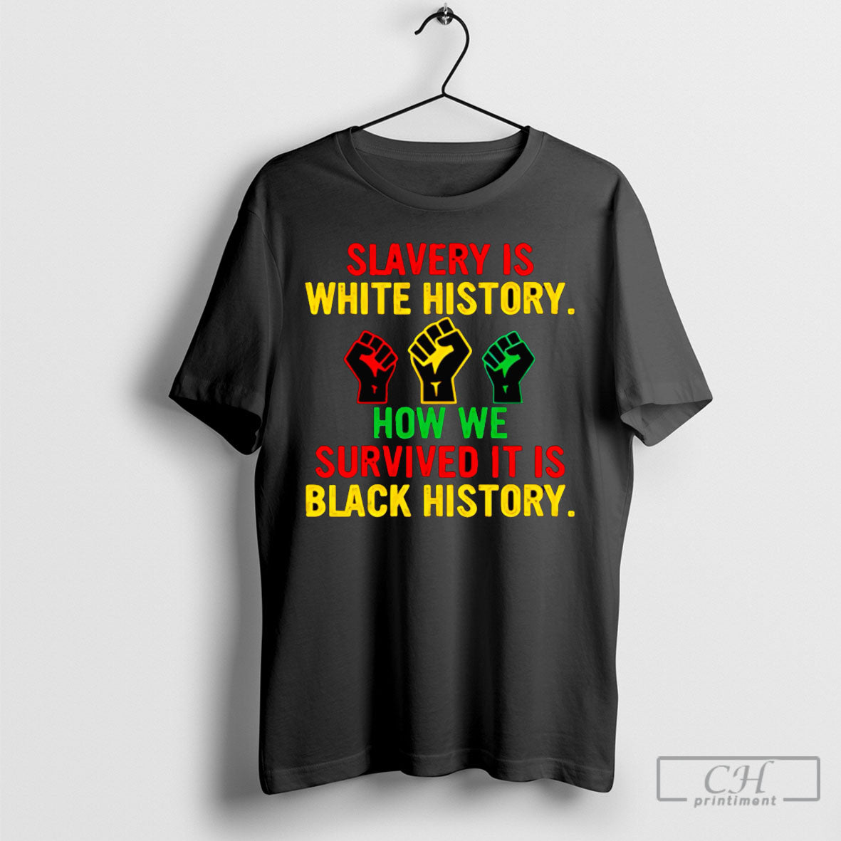 Slavery Is White History How We Survived Shirt Tee
