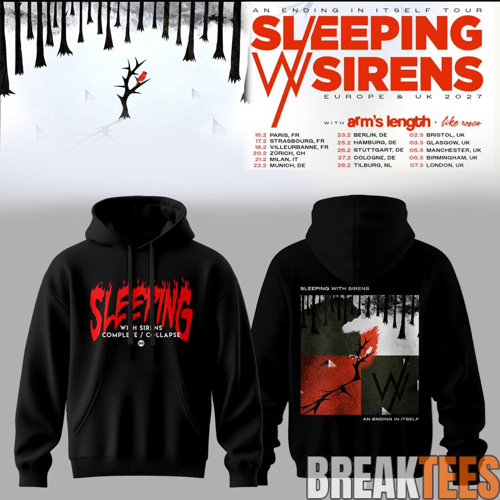 Sleeping With Sirens An Ending In Itself Tour 2026 Hoodie