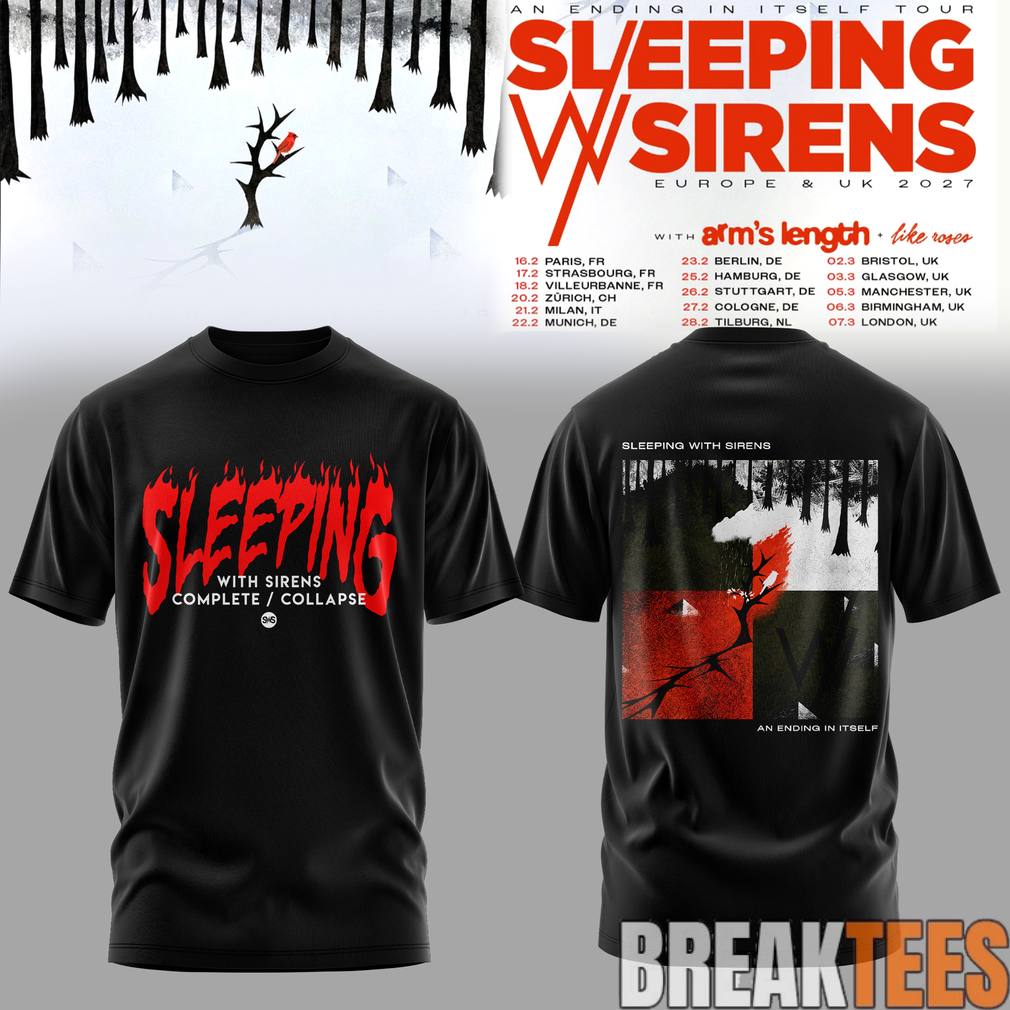 Sleeping With Sirens An Ending In Itself Tour Shirt