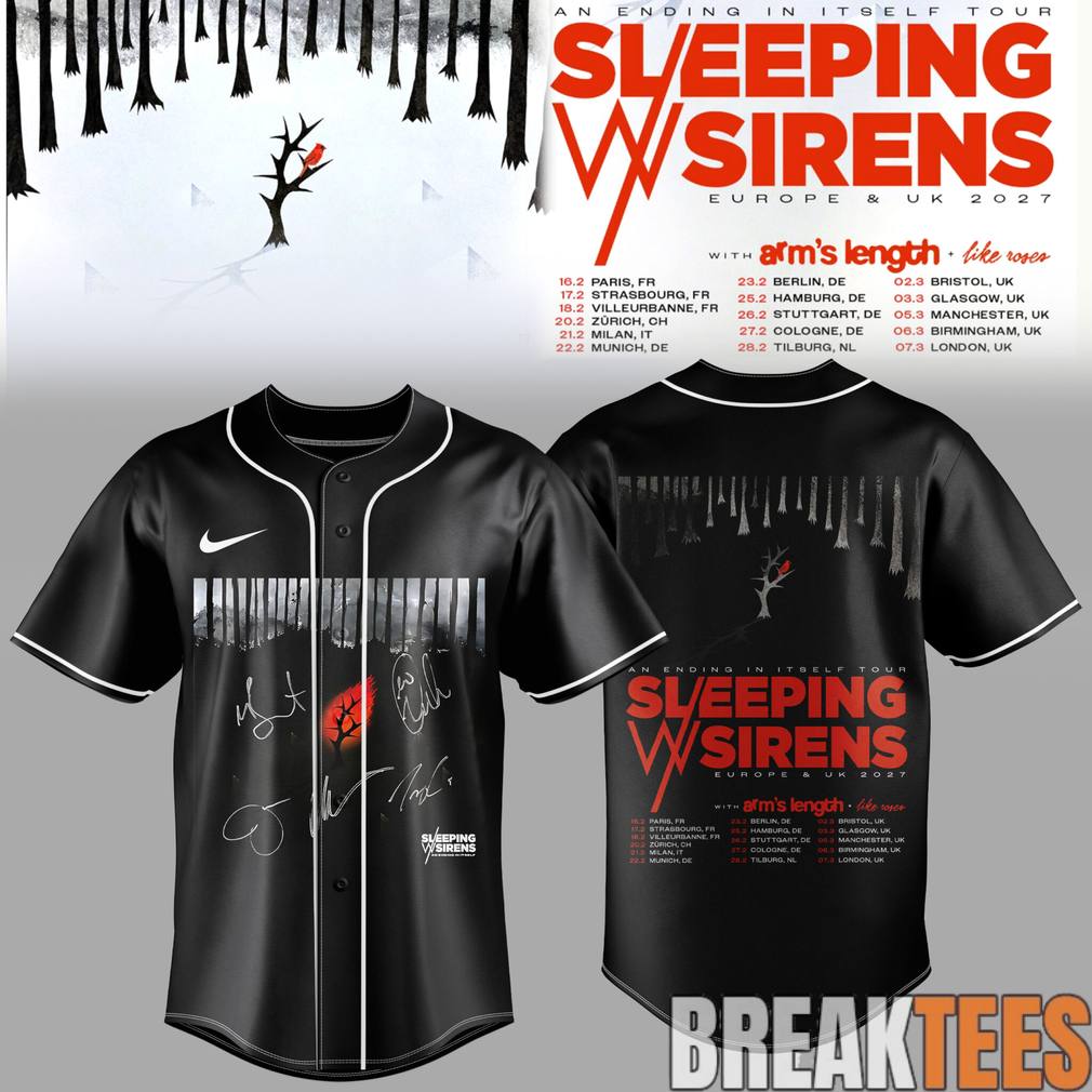 Sleeping With Sirens An Ending In Itself Tour Special Jersey
