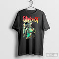 Slipknot Female Skeleton Holding Fire Shirt Tee