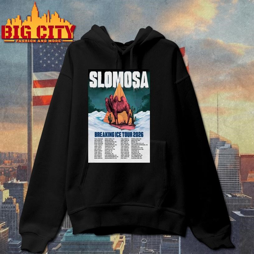 Slomosa Breaking Ice Tour 2026 Poster Shirt