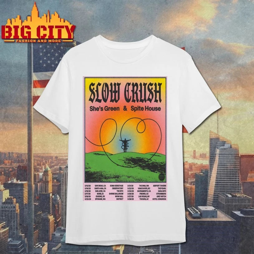 Slow Crush US Tour 2026 Poster shirt