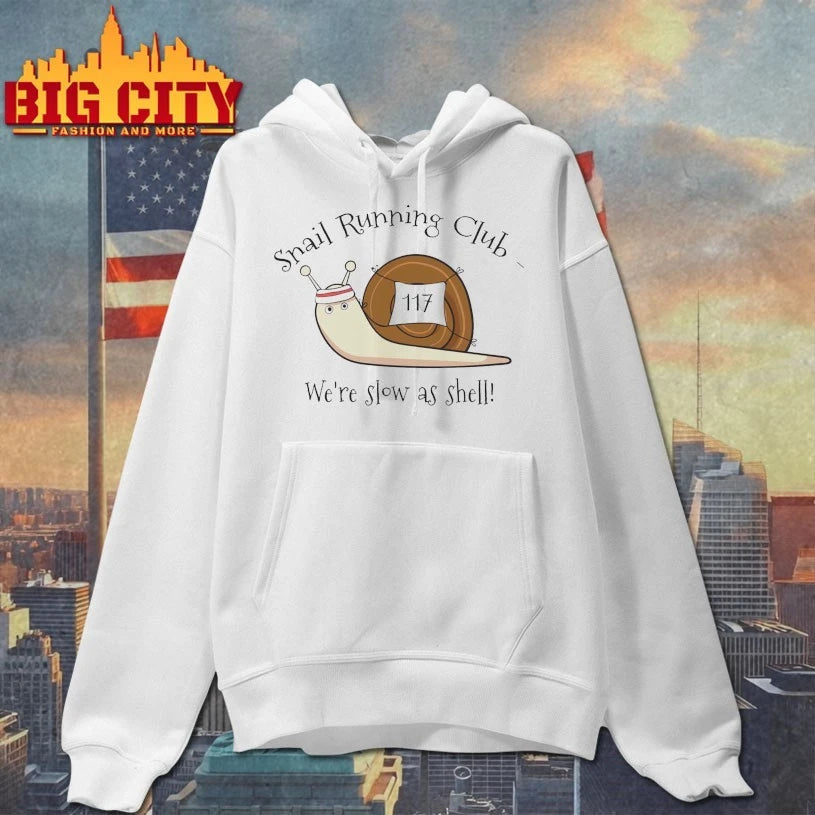 Snail Running Club We’re Slow As Shell shirt