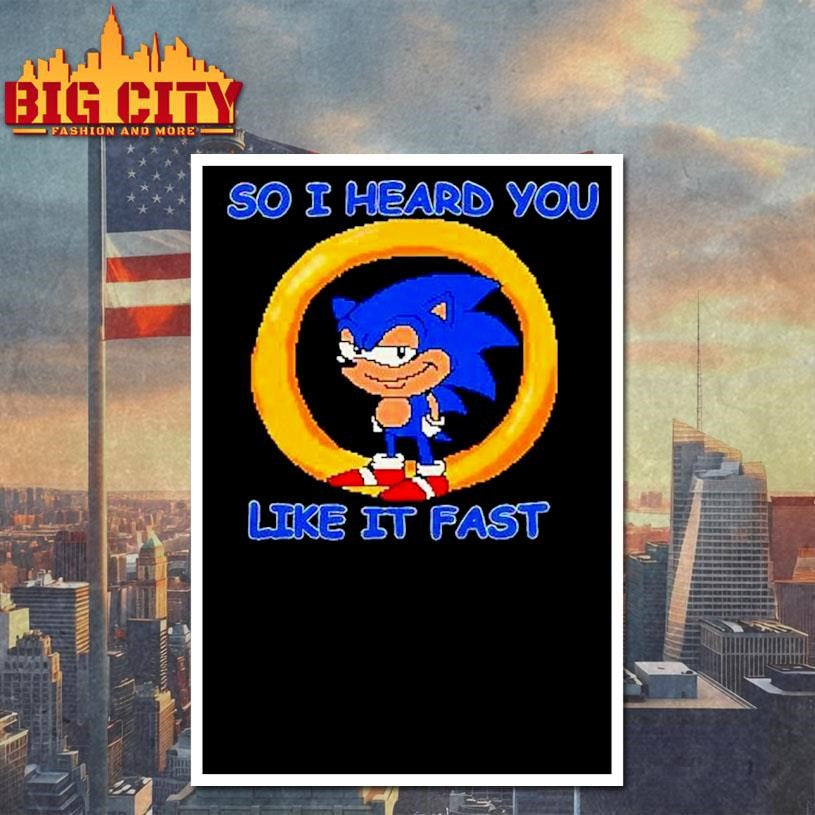 So I Heard You Like It Fast Hedgehog Ring Shirt