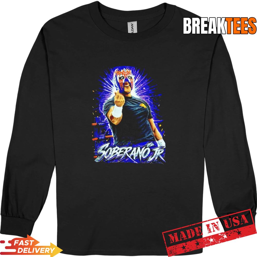 Soberano Jr. Lucha mask WWE Mexican t-shirt
