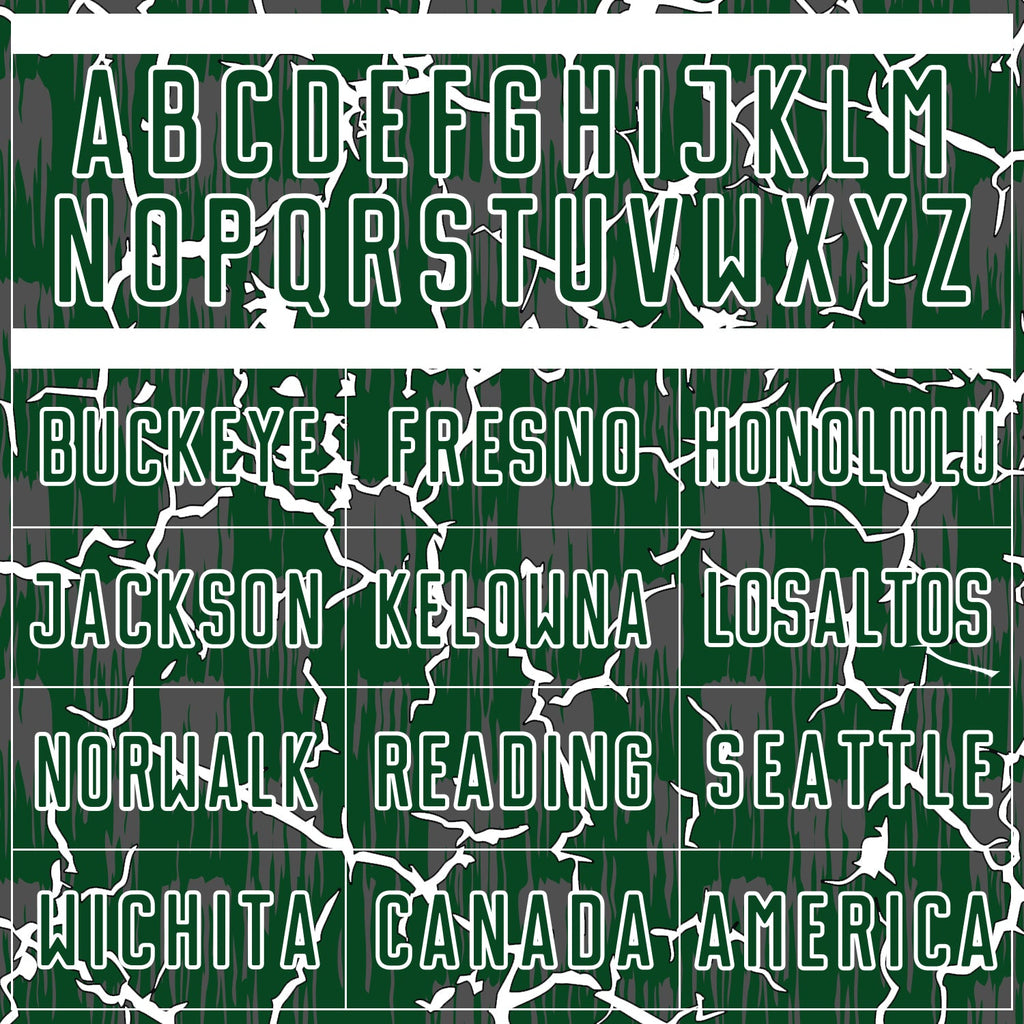 Custom Green White Lightning Sublimation Soccer Uniform Jersey