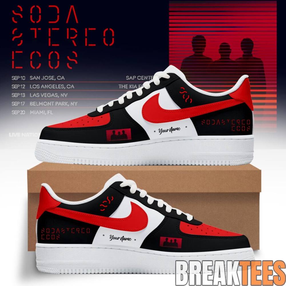 Soda Stereo ECOS Tour 2026 Custom Air Force 1 Sneaker
