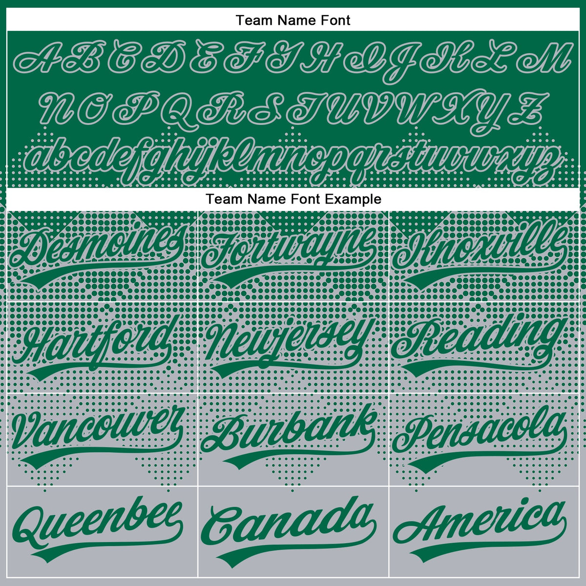 Custom Kelly Green Gray 3D Gradient Square Shape Two-Button Unisex Softball Jersey