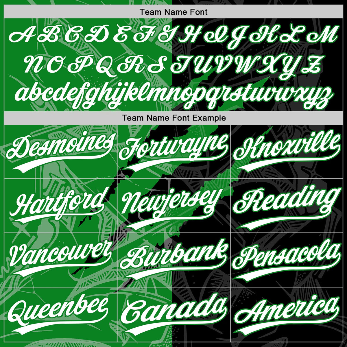 Custom Graffiti Pattern White Black-Grass Green 3D Scratch Two-Button Unisex Softball Jersey