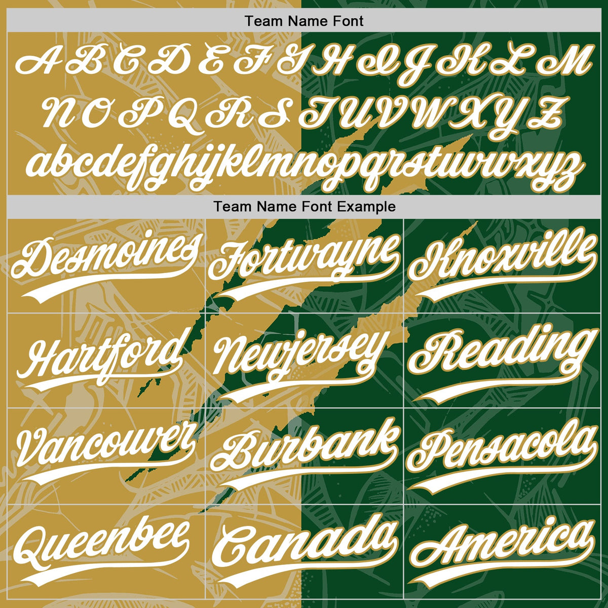 Custom Graffiti Pattern White Kelly Green-Old Gold 3D Scratch Two-Button Unisex Softball Jersey