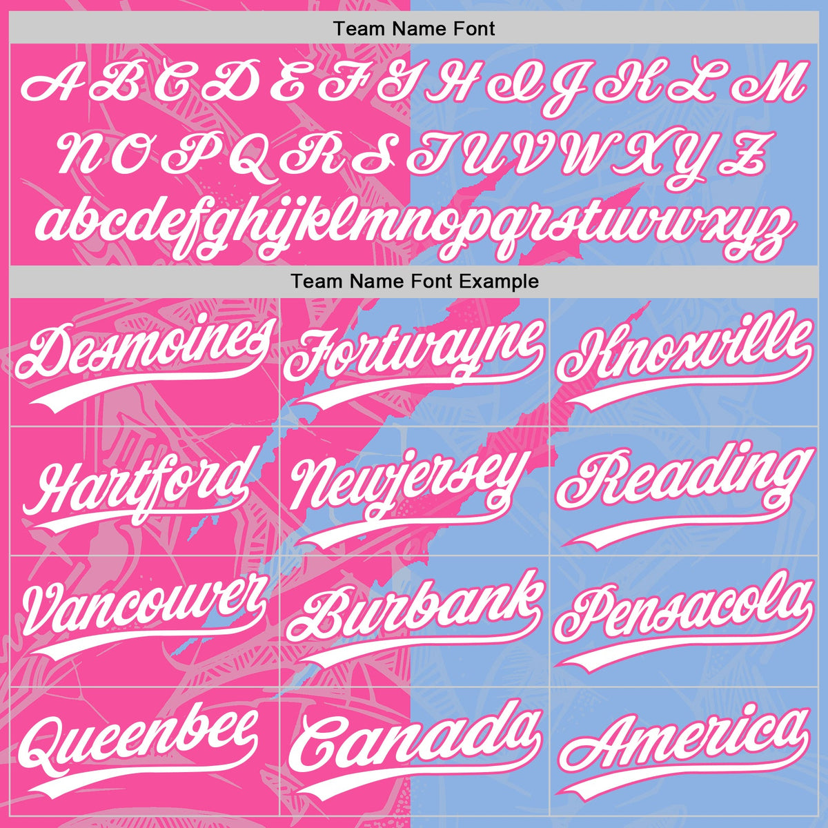 Custom Graffiti Pattern White Light Blue-Pink 3D Scratch Two-Button Unisex Softball Jersey