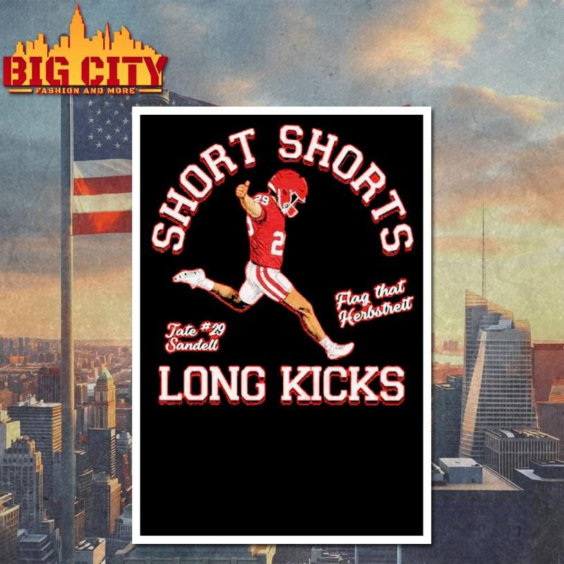 Sooners Tate Sandell Short Shorts Flag That Herbstreit Long Kicks Shirt