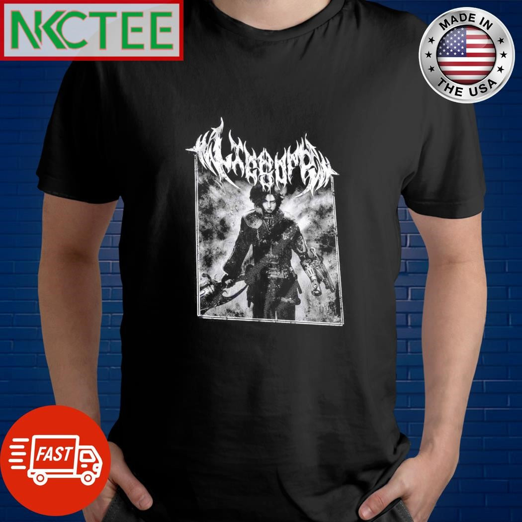 Soulsborne inspired warrior and sword shirt