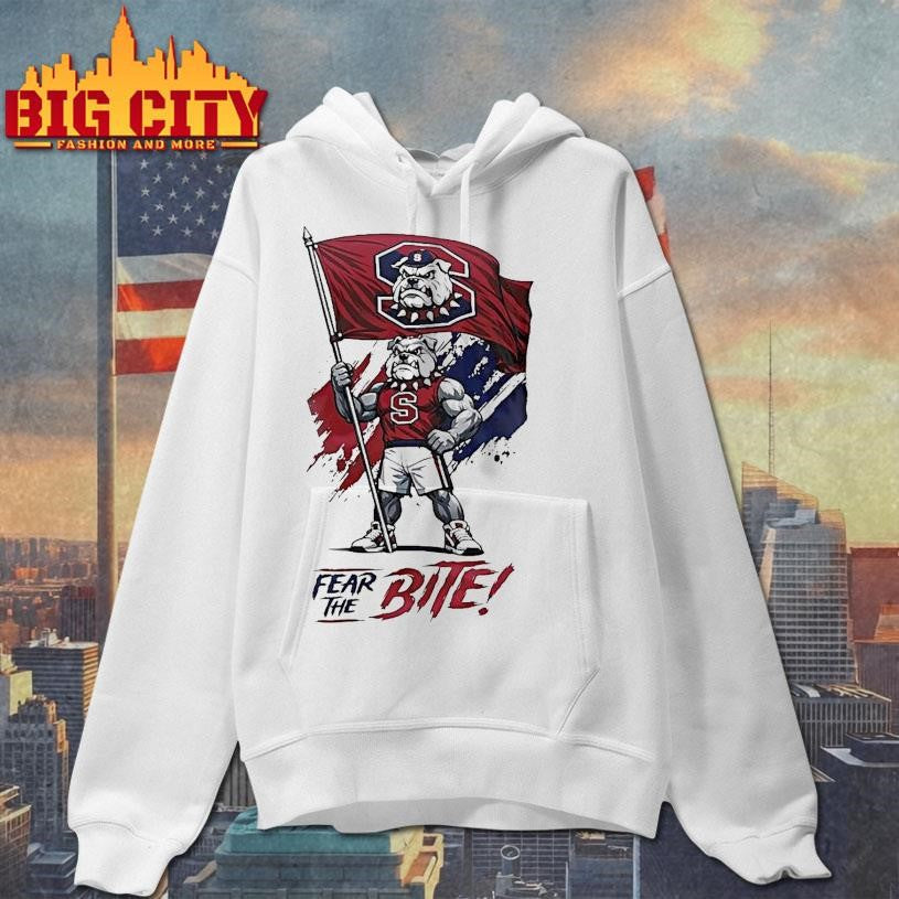South Carolina State Bulldogs Fear The Bite Ncaa Celebration Bowl Champions Mascot Shirt