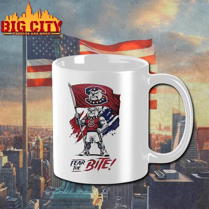 South Carolina State Bulldogs Fear The Bite Ncaa Celebration Bowl Champions Mascot Shirt