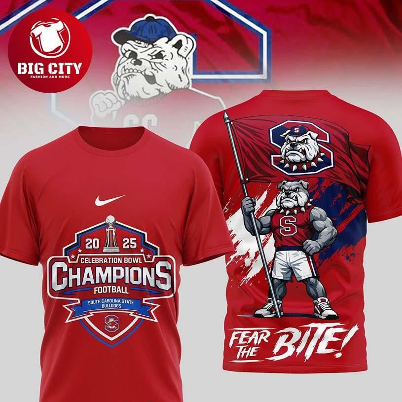 South Carolina State Bulldogs NCAA Celebration Bowl Champions 2025 Two Sided Shirt