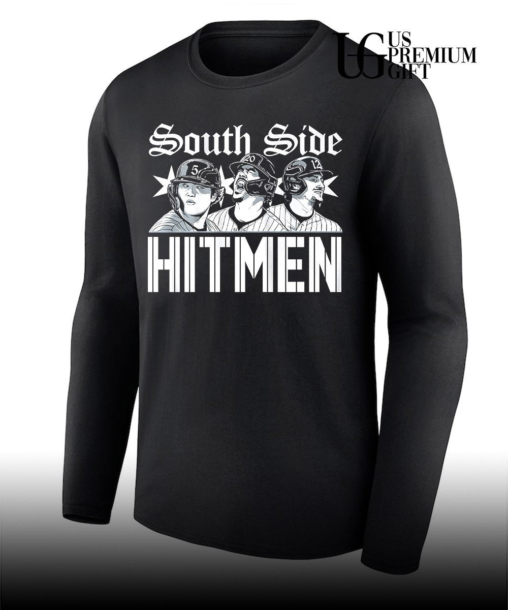 South Side Hitmen Munetaka Murakami Colson Montgomery and Miguel Vargas Chicago White Sox baseball shirt