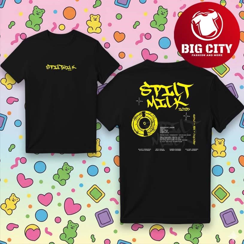 Official Spiltmilk 2025 Graffiti Tour Two Sided Shirt