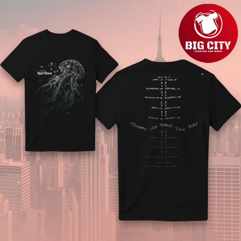 Spiritbox TsunamiSea Jellyfish Tour 2025 Two Sided Shirt