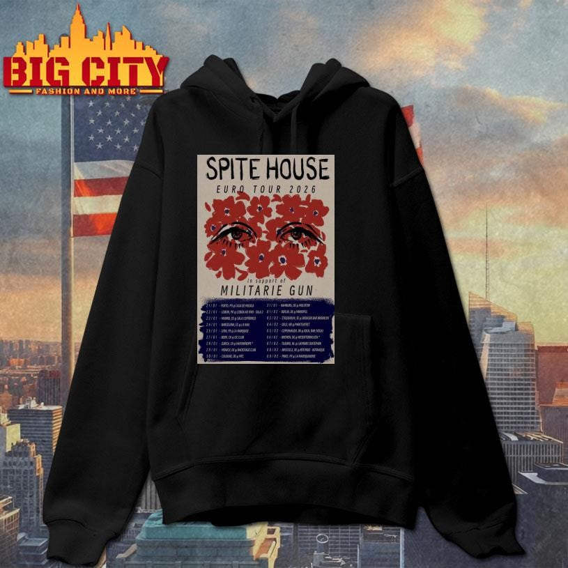 Spite House European Tour 2026 Poster Shirt