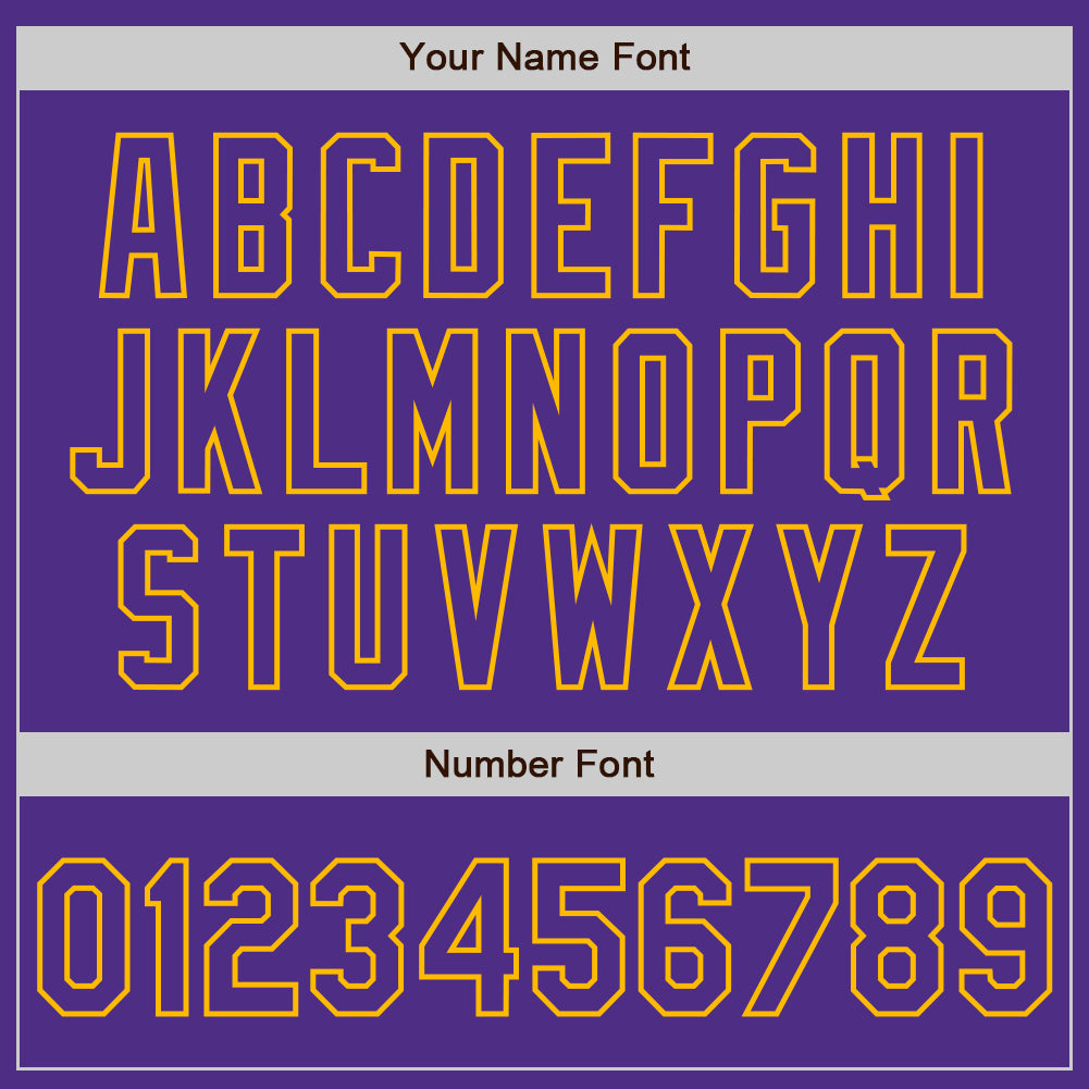 Custom Purple Steel Gray Splash Ink Gold Authentic Baseball Jersey