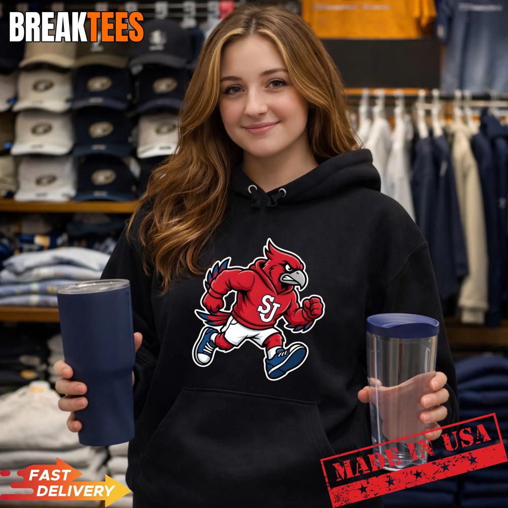 St John’s Red Storm Basketball Mascot T-Shirt – Best Gift For Fans