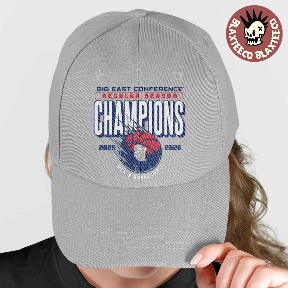 St John’s Red Storm Men’s Basketball 2026 Big East Regular Season Champions Locker Room Cap Hat Snapback