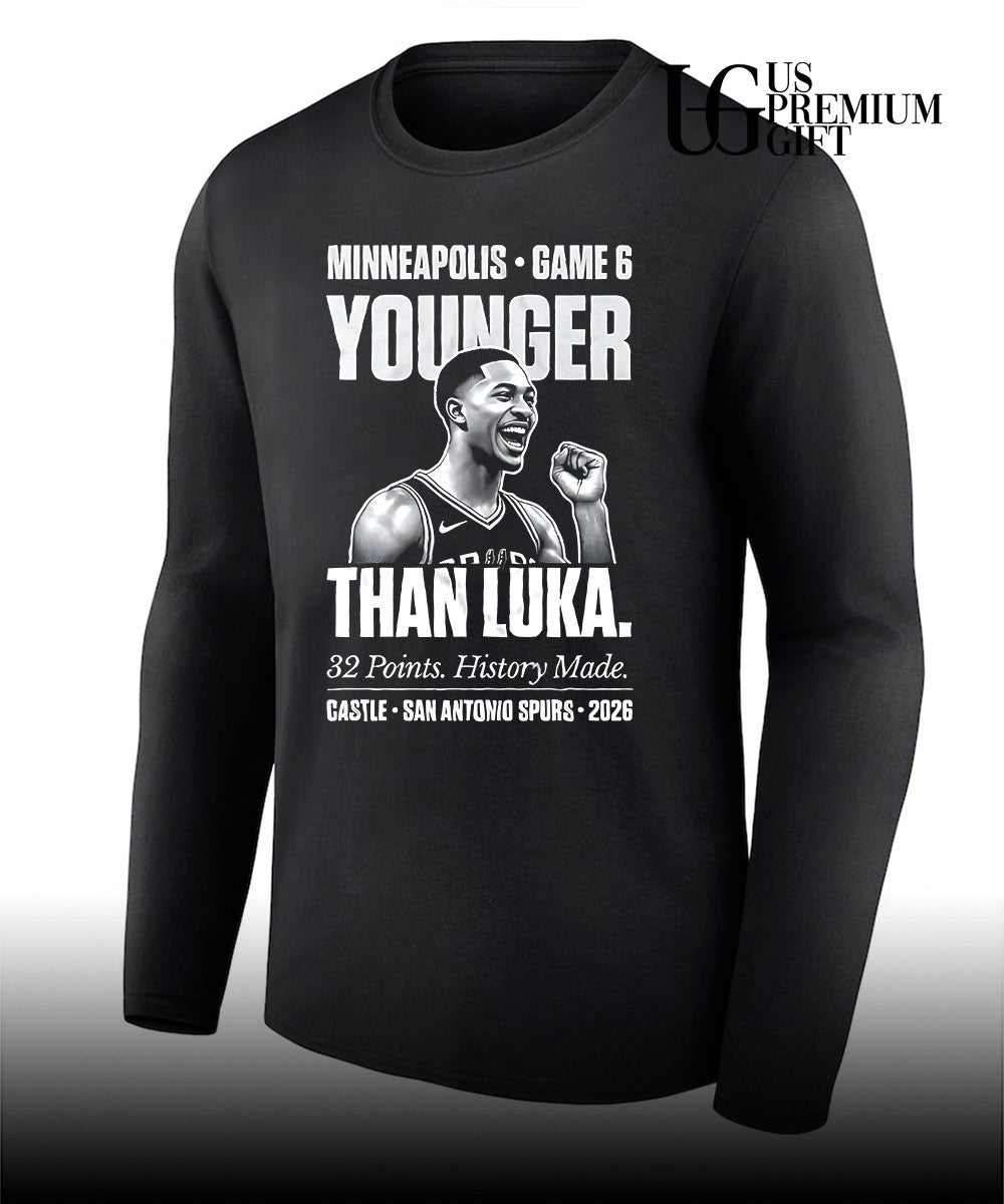 Stephon Castle 32 points Game Six Historic San Antonio Spurs Playoffs Record 2026 shirt
