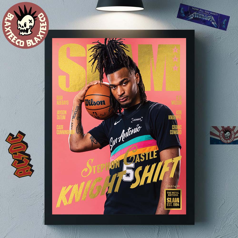 Stephon Castle On The Cover Of SLAM 261 Knight Shift Gold Metal Editions Poster Canvas