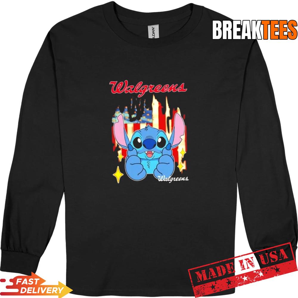 Stitch like Walgreens USA flag T-Shirt