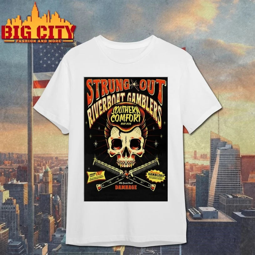 Strung Out And Riverboat Gamblers Southern Comfort Tour 2026 Poster shirt