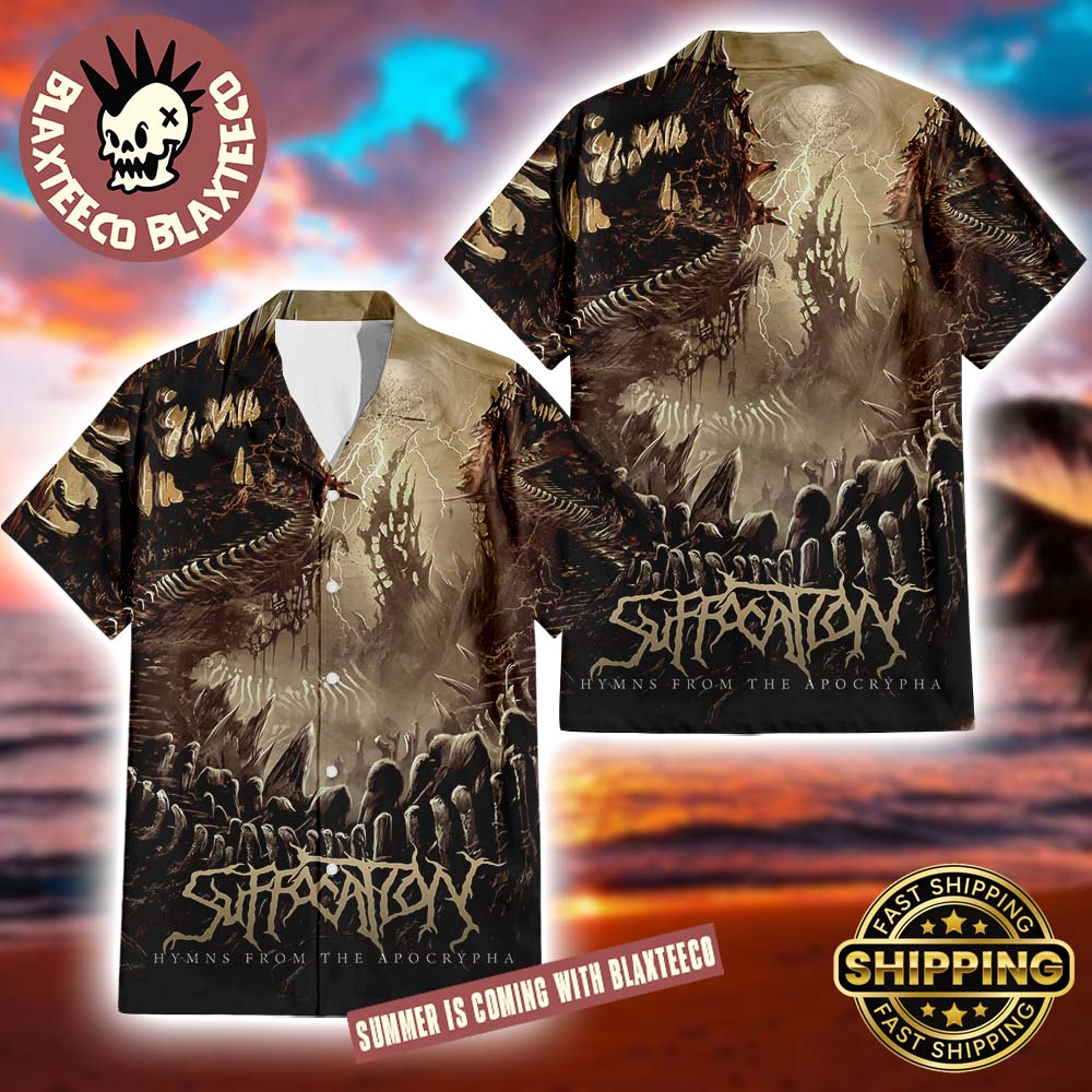 Suffocation Hymns From The Apocrypha Album Cover Art Summer 2025 Hawaiian Shirt