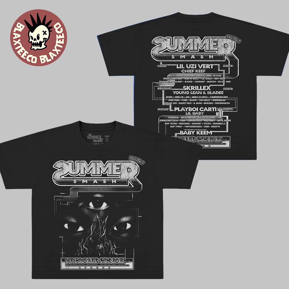 Summer Smash 2026 Festival Merch Lineup Connections T-Shirt